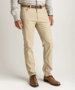 Duckhead 1865 Five-Pocket Field Canvas (Limestone) Bottoms