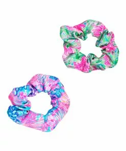 Lifeguard Press Accessories Scrunchie Set Of 2 (Satin Spot Clean)