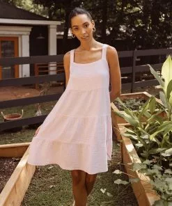 S'edge Dresses Chanelle Dress (Cotton Candy)