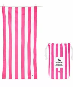 Dock & Bay Quick Dry Towel (Cabana) Phi Phi Pink L Swim