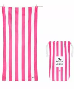 Dock & Bay Swim Quick Dry Towel (Cabana) Phi Phi Pink XL