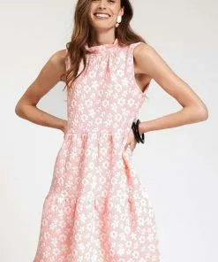 Tyler Boe Toni Jacquard Dress (Daisies)