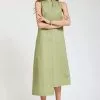 Tyler Boe Cynthia Polished Midi Dress (Seagrass) Dresses