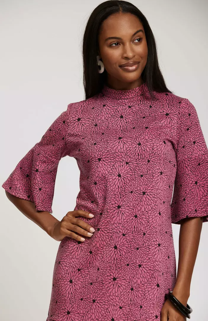 Tyler Boe Dresses Mindy Jacquard Dress (Crysanthimums) 4 Tyler Boe Dresses Mindy Jacquard Dress (Crysanthimums)