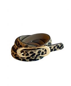 OO Boutique Animal Hair Belt (Tan) Accessories