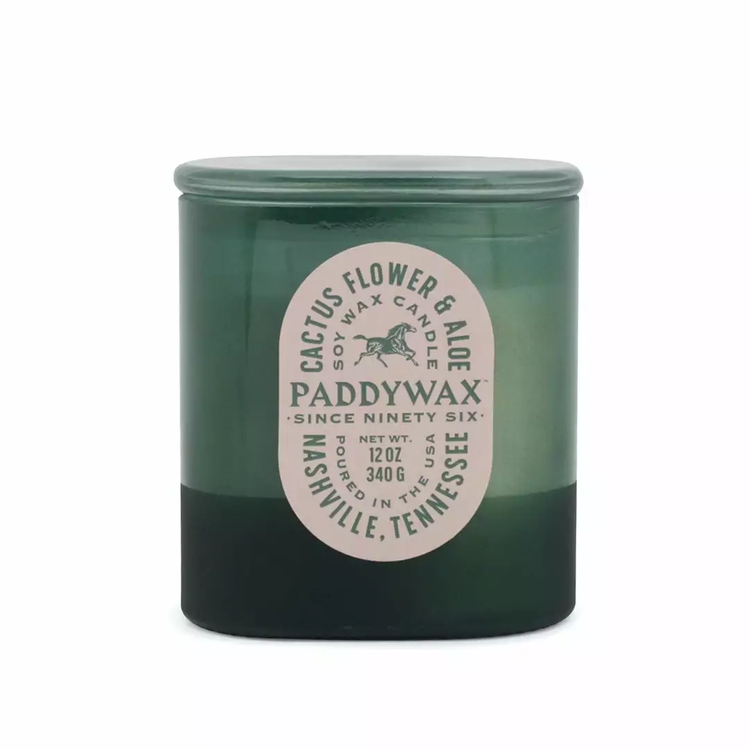 Paddywax Vista 12oz Candle Cactus Green (Flower & Aloe) 3 Paddywax Vista 12oz Candle Cactus Green (Flower & Aloe)