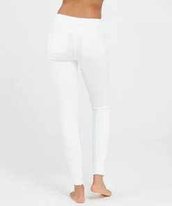SPANX Bottoms Ankle Jean-Ish Leggings (White)