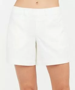 SPANX 6" Twill Short (Bright White) Bottoms