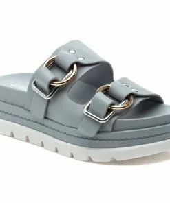 J Slides Baha Sandal (Light Grey) Shoes