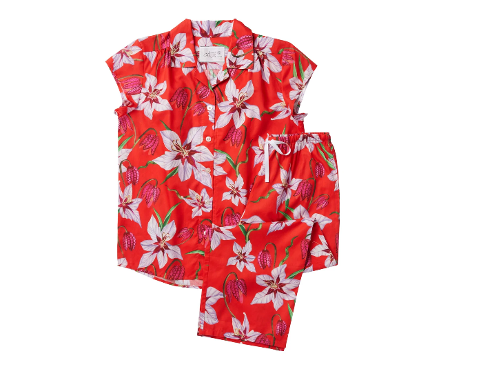 The Cat's Pajamas Gifts For Her Eden Scarlet Luxe Pima Capri 3 The Cat's Pajamas Gifts For Her Eden Scarlet Luxe Pima Capri