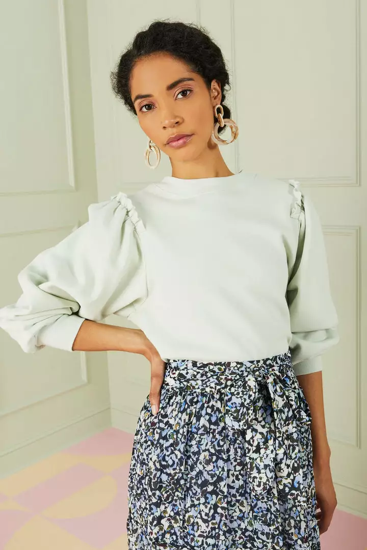 Marie Oliver Tops Cappie Pullover (Glacier) 4 Marie Oliver Tops Cappie Pullover (Glacier)