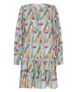 Fresha London Thyra Dress (Abstract Brush)
