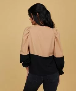 Crosby By Mollie Burch James Top (Porcini/Black)