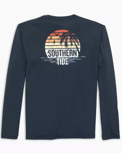 Southern Tide Circle Sunset Tee (True Navy) Tops 3 Southern Tide Circle Sunset Tee (True Navy) Tops