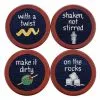 Smathers & Branson Gifts For Him Cocktail Orders Coaster Set (Dark Navy)