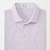 Peter Millar Buoy Performance Jersey Polo (White/Cottoage Blue)