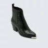 Dolce Vita Abie Bootie (Black Croco Embossed) Shoes 1 Dolce Vita Abie Bootie (Black Croco Embossed) Shoes