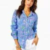 Lilly Pulitzer Tops Sea View Button Down (The Turtle Package)