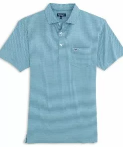 Fish Hippie Tops Shellbine Stripe Polo (Multiple Colors)