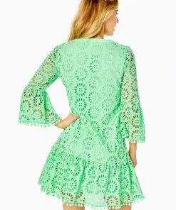 Lilly Pulitzer Bekah Dress (Patina Green))