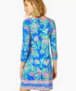 Lilly Pulitzer UPF 50+ Sophie Dress (Fancy Fins)