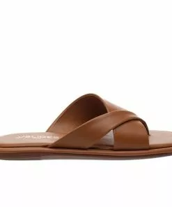 J Slides Yuri Sandal (Tan Leather)