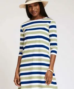 Tyler Boe Dresses Alexa Striped Dress (Multi)