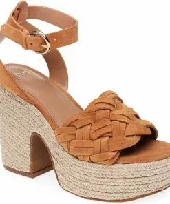 Marc Fisher Shoes Odilia Espadrille Platform Sandal (Natural)