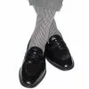 Dapper Classic Black & Ash Houndstooth Cotton Sock Accessories