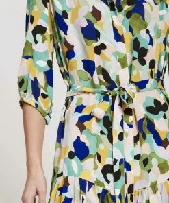 Tyler Boe Petra Viscose Floral Dress (Multi) Dresses