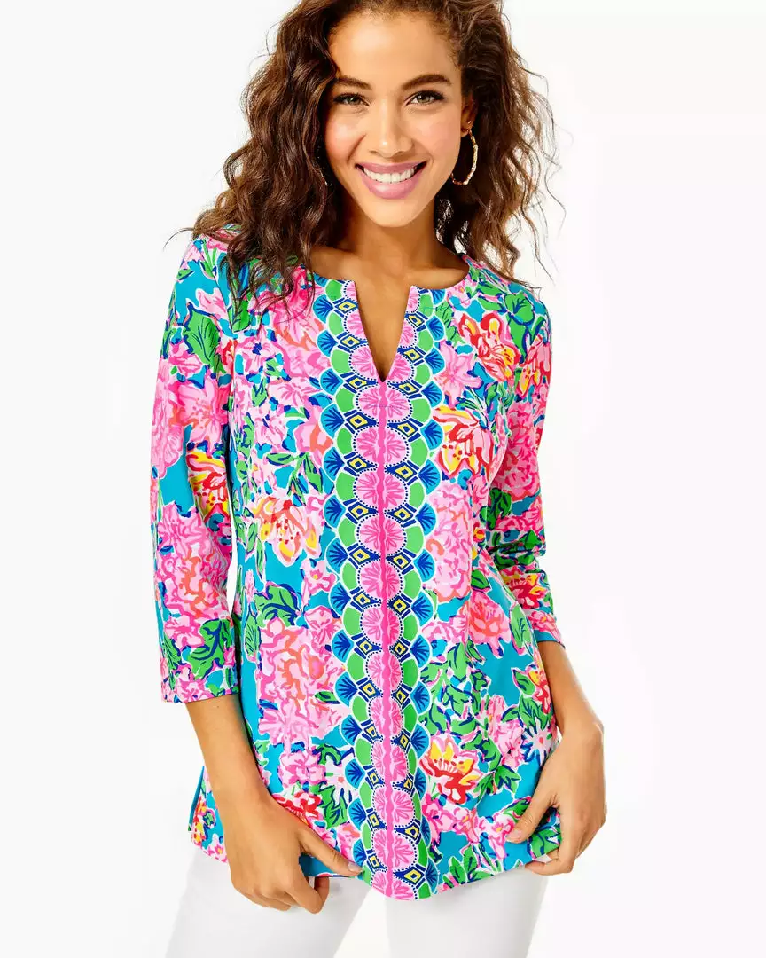 Lilly Pulitzer UPF 50+ ChillyLilly Karina Tunic Top (Rose To The Occasion) Tops 3 Lilly Pulitzer UPF 50+ ChillyLilly Karina Tunic Top (Rose To The Occasion) Tops