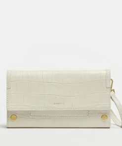 Hammitt AJ Crossbody Clutch (Calla Lily Crocco)