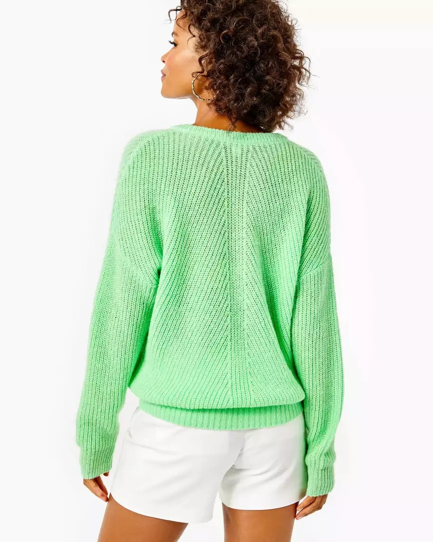 Lilly Pulitzer Kasmina Sweater (Patina Green) 4 Lilly Pulitzer Kasmina Sweater (Patina Green)