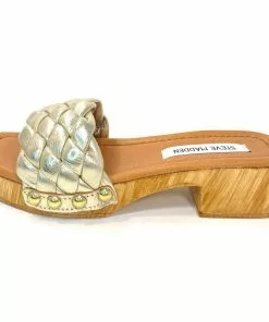 Steve Madden Shoes Bennet Gold Sandal