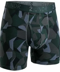 2under Swing Shift Boxer Brief (Forest Camo) Bottoms