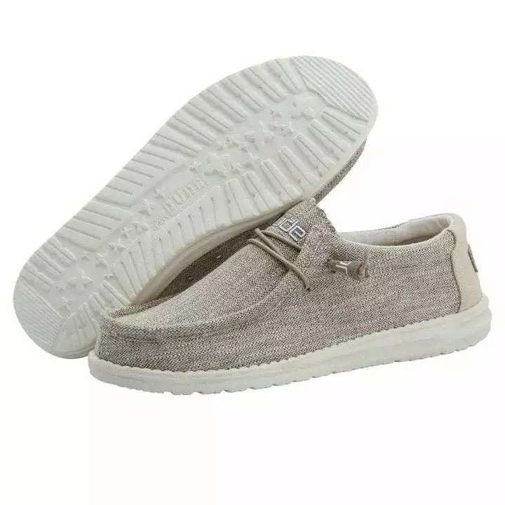 Hey Dude Shoes Wally Woven (Beige) 3 Hey Dude Shoes Wally Woven (Beige)