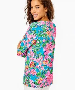 Lilly Pulitzer UPF 50+ ChillyLilly Karina Tunic Top (Rose To The Occasion) Tops
