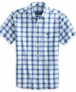 Fish Hippie Rumfront Plaid Short Sleeve (Baltic) Tops