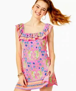 Lilly Pulitzer Dresses Zoya Romper (Tigress Garden)