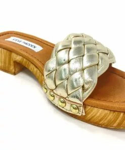 Steve Madden Shoes Bennet Gold Sandal