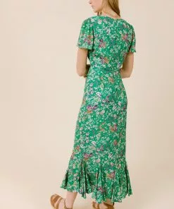 LaRoque Barrett Dress (Green Meadow Floral)