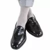 Dapper Classic Accessories Ash Solid Ribbed Cotton Sock 2 Dapper Classic Accessories Ash Solid Ribbed Cotton Sock