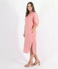 Emily Mccarthy Dresses Poppy Caftan (Sugar Coral)