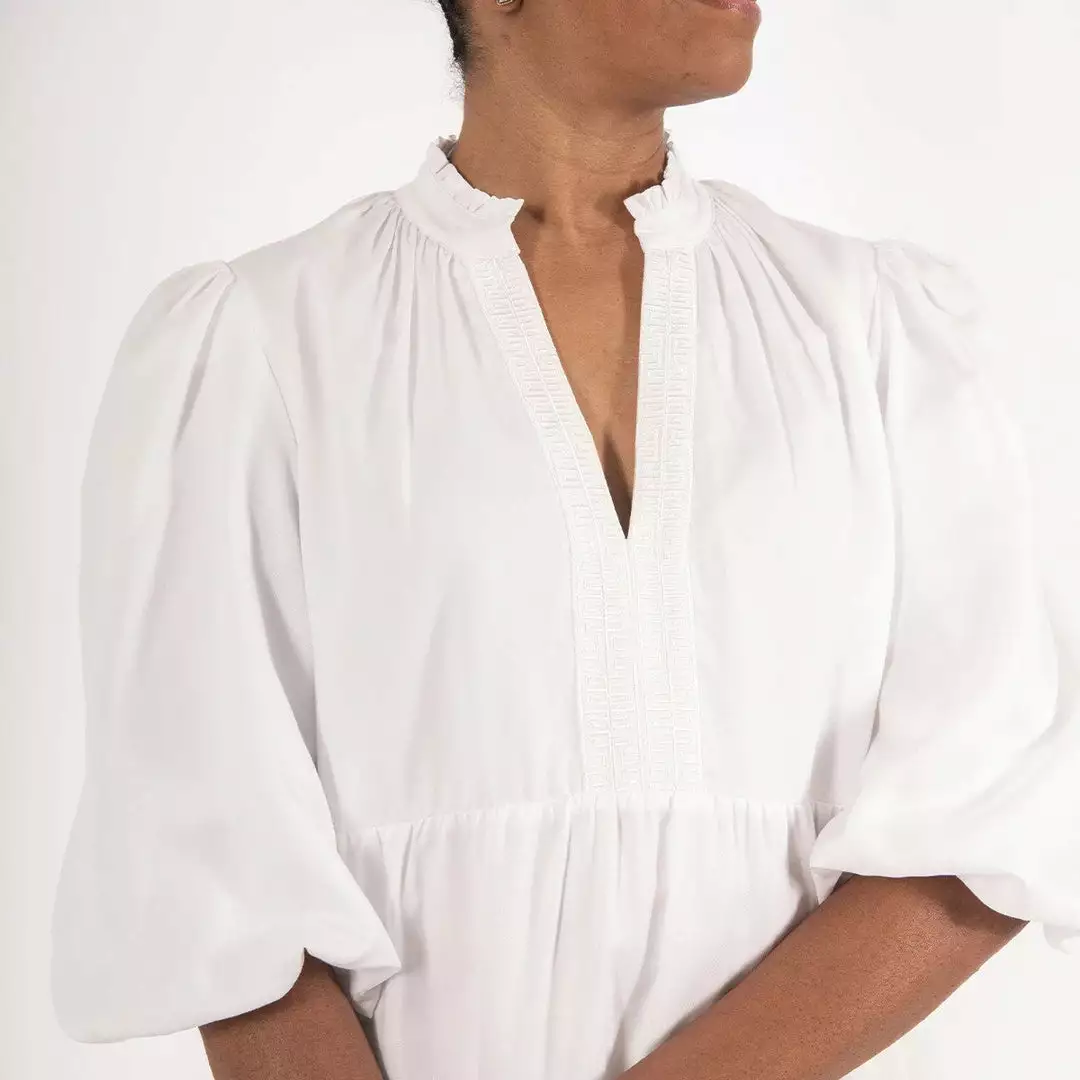 Emily Mccarthy Frankie Dress (Bright White) 4 Emily Mccarthy Frankie Dress (Bright White)