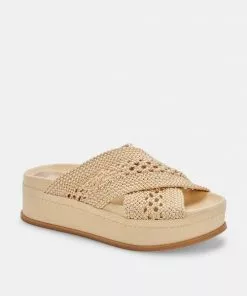 Dolce Vita Shoes Winona Sandals (Vanilla Woven)
