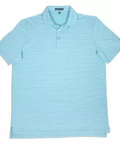 Southern Point Performance Polo (Seagrass Stripe)