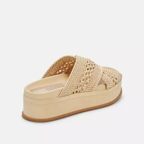 Dolce Vita Shoes Winona Sandals (Vanilla Woven) 4 Dolce Vita Shoes Winona Sandals (Vanilla Woven)