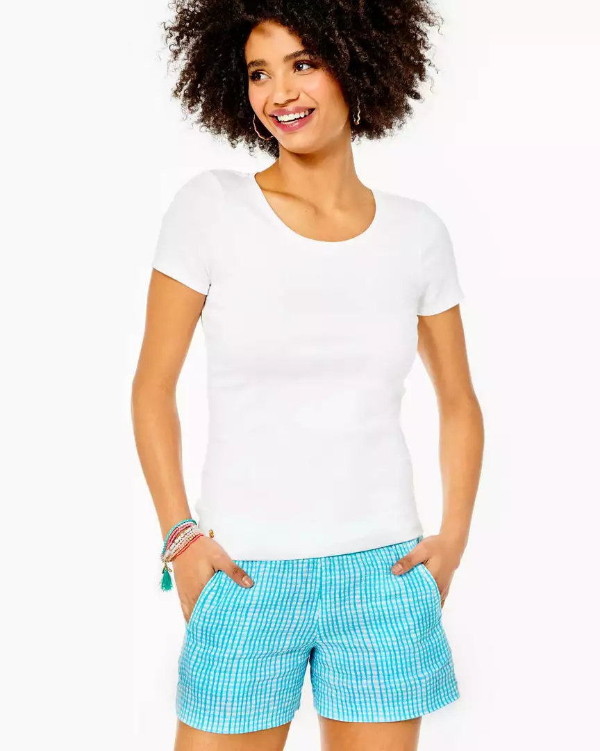 Lilly Pulitzer Lilo Linen Short (Along The Same Line) 3 Lilly Pulitzer Lilo Linen Short (Along The Same Line)