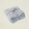Barefoot Dreams Cozychic Ribbed Throw (Ocean) Gifts For Her