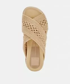 Dolce Vita Shoes Winona Sandals (Vanilla Woven) 7 Dolce Vita Shoes Winona Sandals (Vanilla Woven)